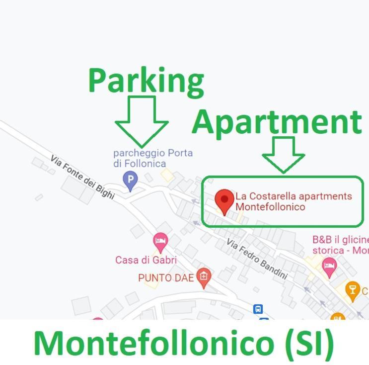 La Costarella Appartamento Montefollonico Esterno foto